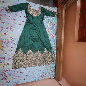 Green Party Gown Dress