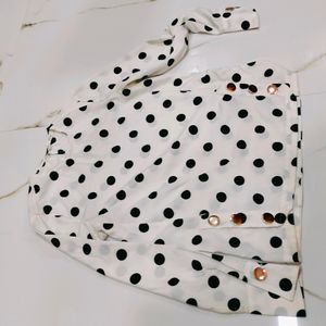 Polka Dot Korean Top