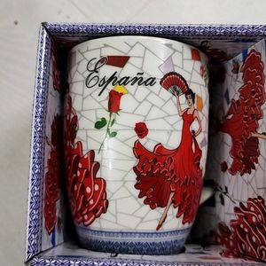 Espada Ceramic Cup Brand New With Box From Madrid