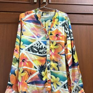 Satin Shirt - Multicoloured