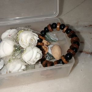 Cute Aesthetic Artificial Flower With Bracelet