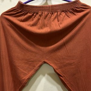 Rust Colour Leggings Size M