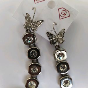 Butterfly Silver Earings