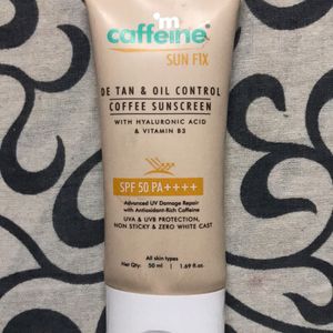 Mcaffeine Fix De Tan&Oil Control Coffee Sunscreen