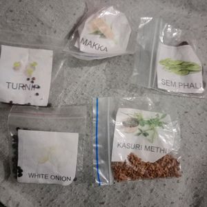 5 Vegetable Seeds