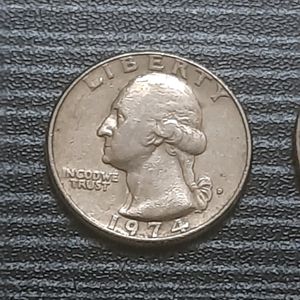 Antique 1974-1986 USA Washington Quarter Dollar