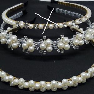 2Pc Pearl Hairband