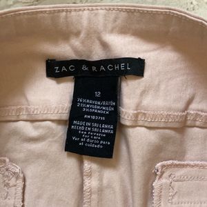 Peach Casual Trouser Pants