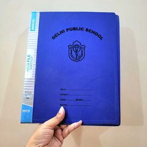 DPS Plastic Folder File For A4 Size Papers