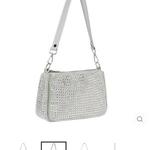 Rhinestone Bag Clutch Handbag Lino Perros