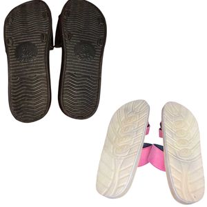 7no. Chappals For Womens Combo Of 2pcs