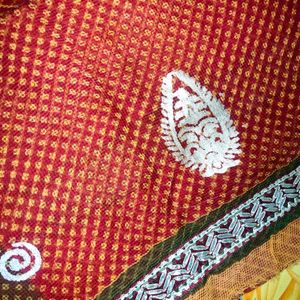 Red Colour Festive Wear Saree