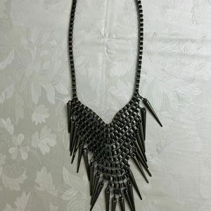 Metallic Studded Necklace