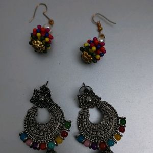 Festive Earrings Combo Of Two