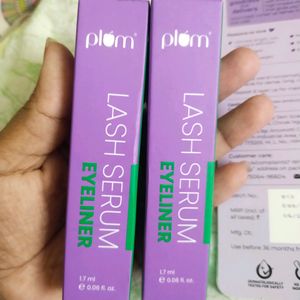 Plum 1 Maskara & 2 Eyeliner