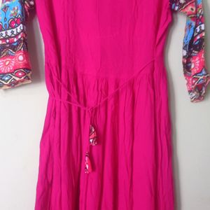 Trendy rayon A line kurti