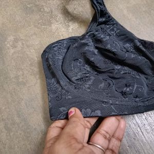 Black Net Type Bra