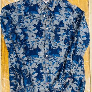 LEE COOPER Printed Shirt with Patch Pocket