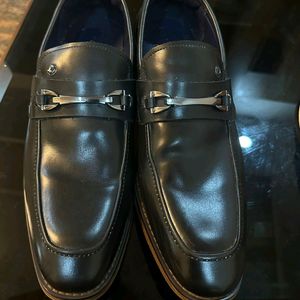 ALLEN SOLLY new Black Men Loafers