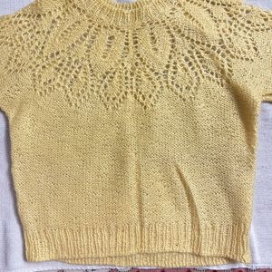 Yellow Knit Sweater