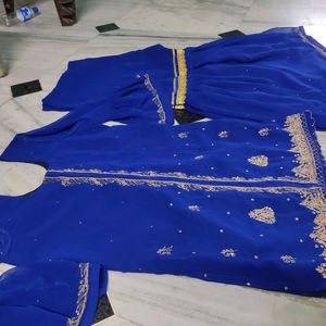 Royal Blue Colour Garara Set