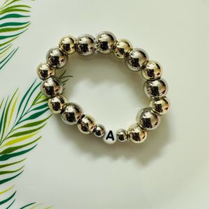 A Alphabet Initial Bracelet