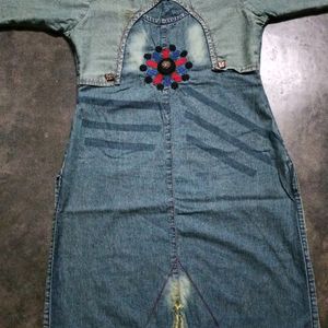 Stylish Denim Kurta