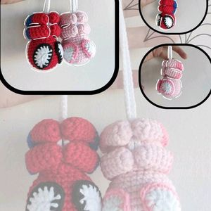 Cute Crochet Spiderman Keychain!!