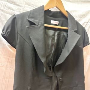 Black Semi- Formal Blazzer for Office and college