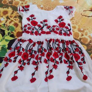 White Floral Dress