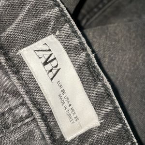 zara straight fit black jeans