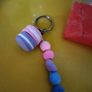 Handmade Customized Clay Keychain