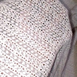 Chikankari On Net Fabric