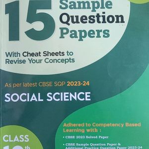 CBSE 15 SAMPLE QUESTION PAPERS S.S.T. Class X