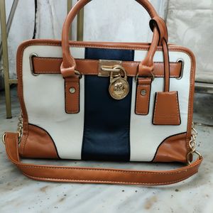 Geniune Michael Kors white Handbag