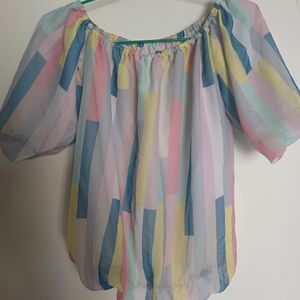 Pastel Off shoulder Pretty Top