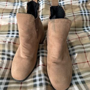 Brown Suede Ankle Boots