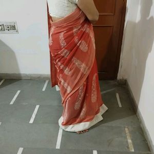 Thread Work Saree