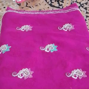 Rani Colours Saree With Bouse Size 32