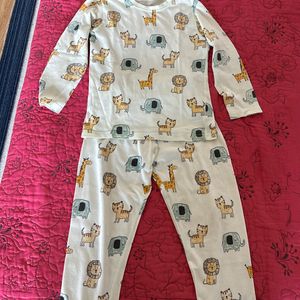 Kids Nightsuit - Animal Print