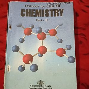 12th Chemistry Textbook