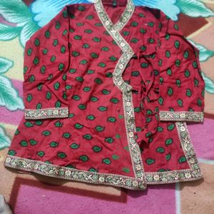 Red Kanha Dress, 2 Times Use Only