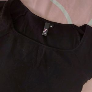 A black crop top from IZF