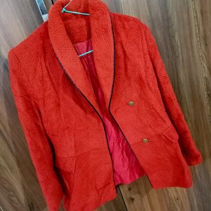 Women Red  Coat / Blazer