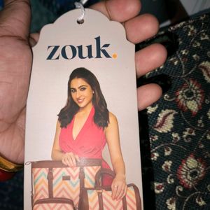 Zouk Kalamkari Print Tote Bag