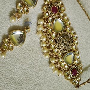 Premium Quality KUNDAN Jewellery Set