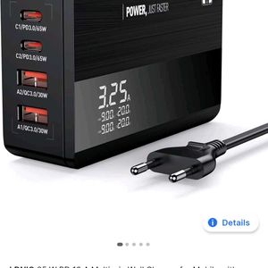 SALE 🛒 4 output pd qc charger 65watt fast support