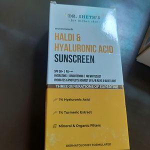 Dr.sheths Haldi & Hyaluronic Acid Sunscreen