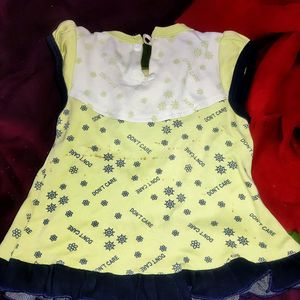 Baby Frock 0 To 6 Month's