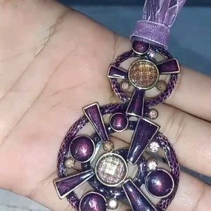 Purple Color Necklace